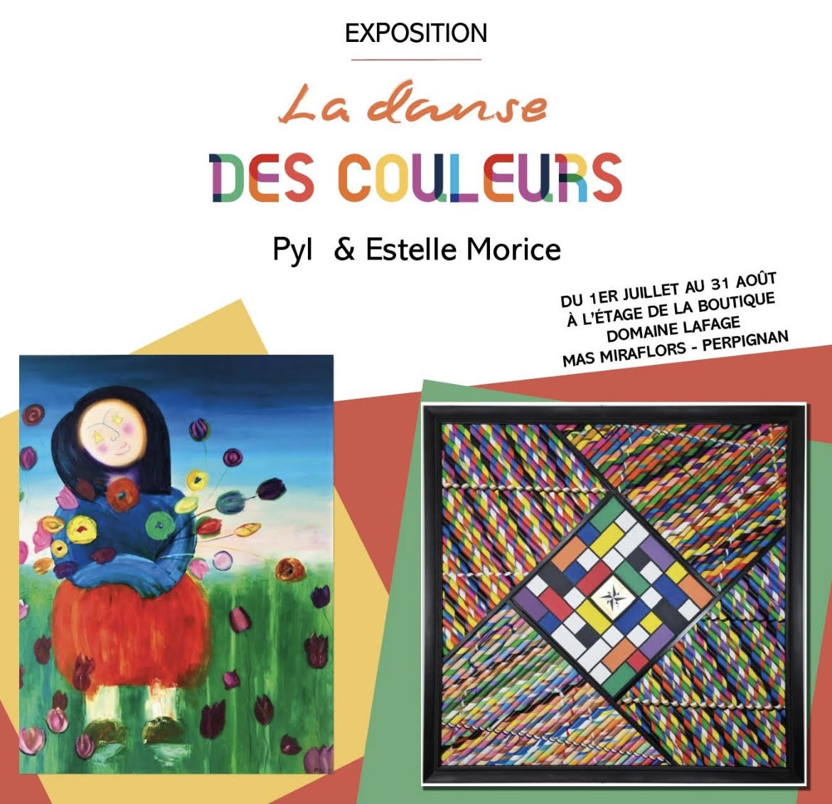 affiche exposition de peinture